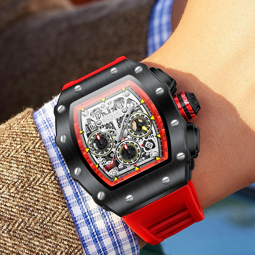 AW NFS-01 Watch Black Red