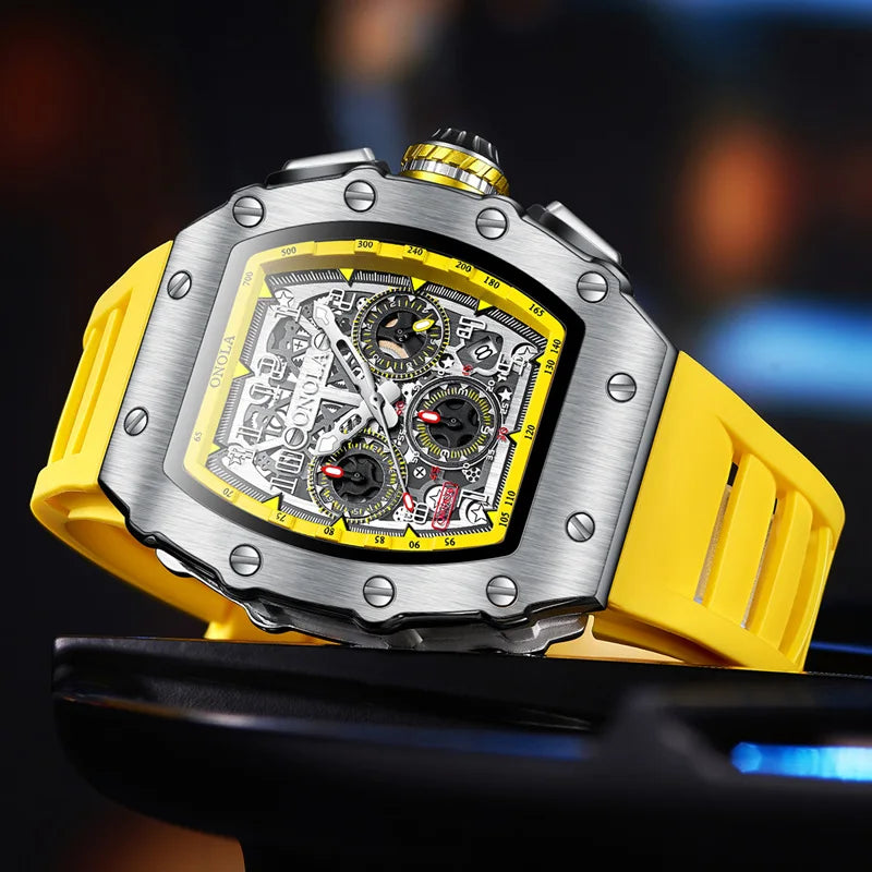 AW NFS-01 Watch Steel Yellow