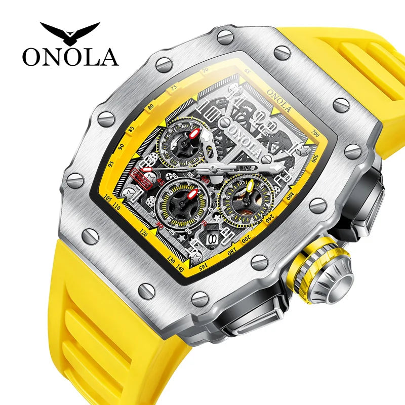 AW NFS-01 Watch Steel Yellow